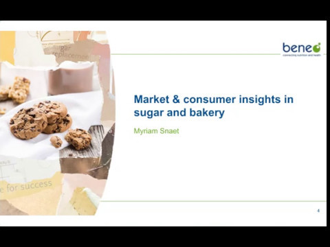 BENEO webinar sugar reduction in bakery and cereal recipes 26th April 2017