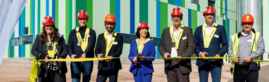 inauguration of first pulse-processing plant