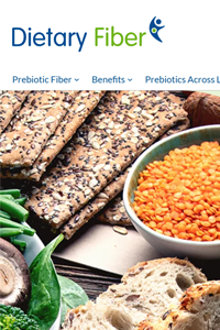 Dietary Fiber website – information on prebiotic fiber, health benefits and food categories